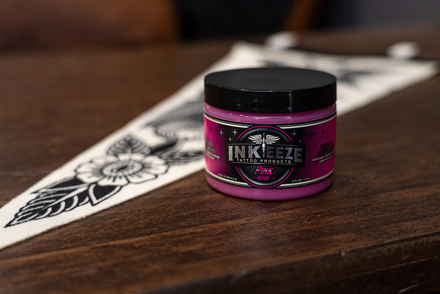 INK-EEZE Purple Tattoo Ointment Bundle 2-Pack, For Artists and Aftercare, Cruelty Free, Petroleum Free, Made in USA, 2-Pack 6oz Jars