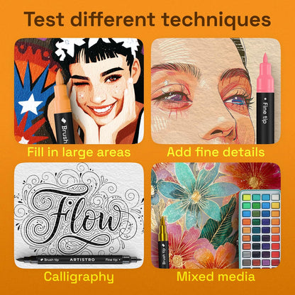 ARTISTRO 36 Acrylic Paint Markers: A World of Creative Possibilities