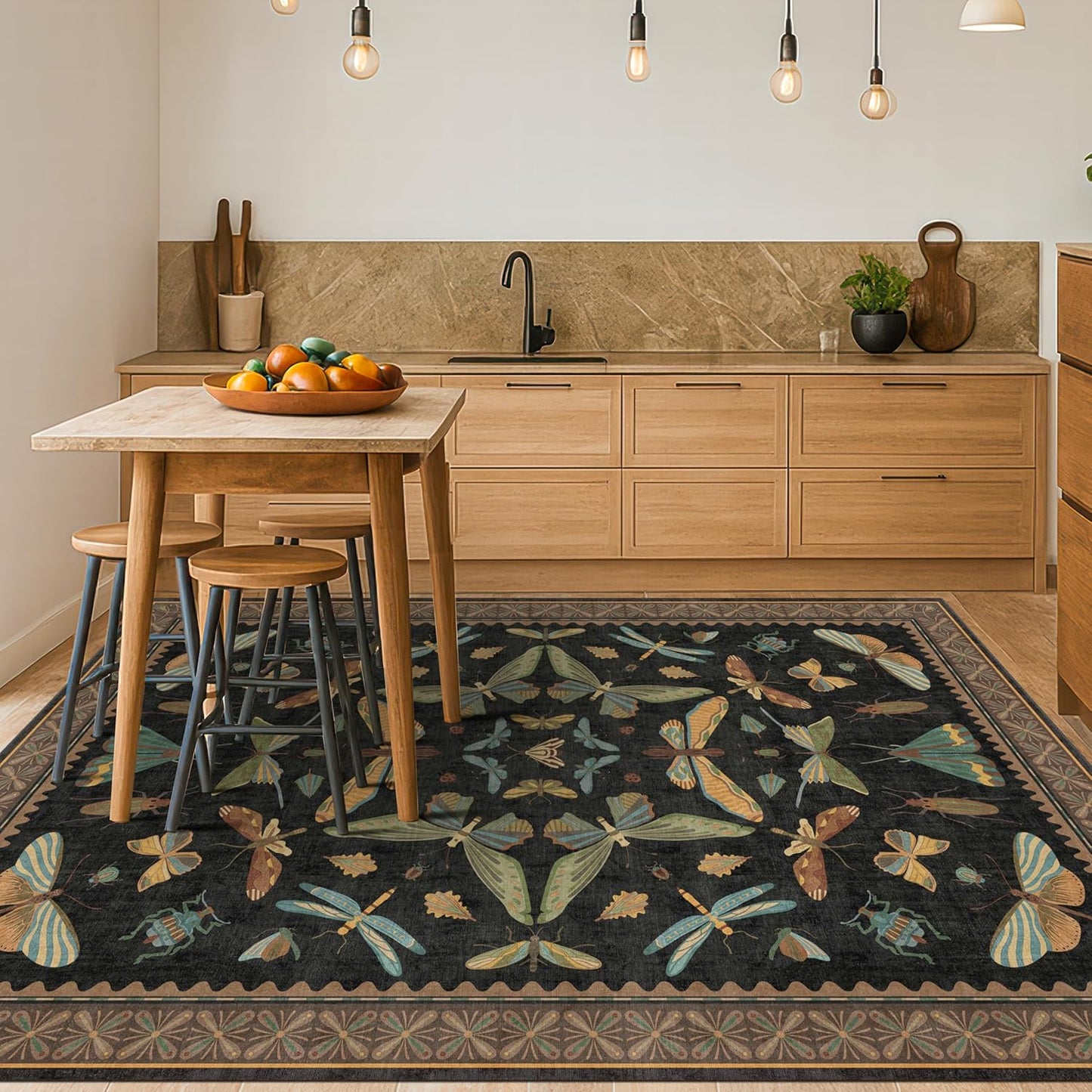 Hazo Haus Living Room Rug Black Boho 6x9 Review