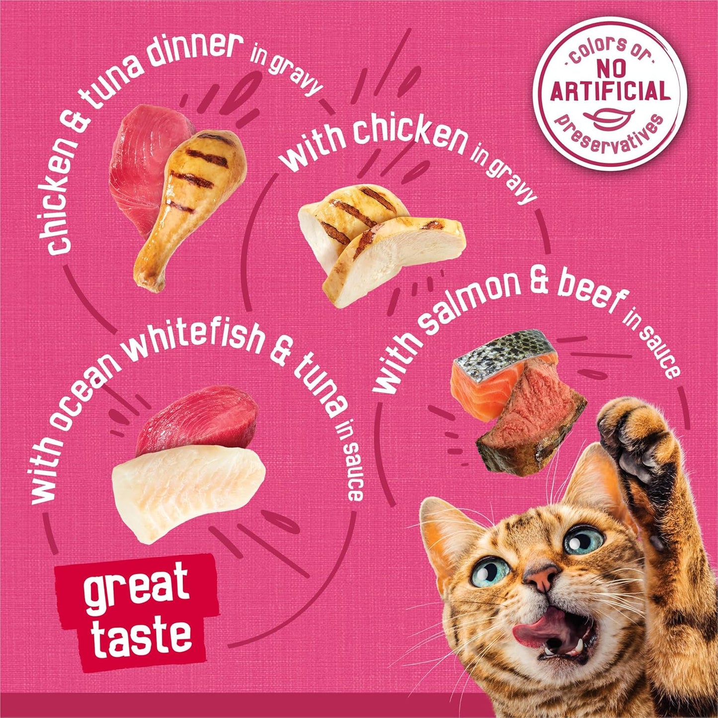 Purina Friskies Gravy Wet Cat Food Variety Pack: A Feline Feast