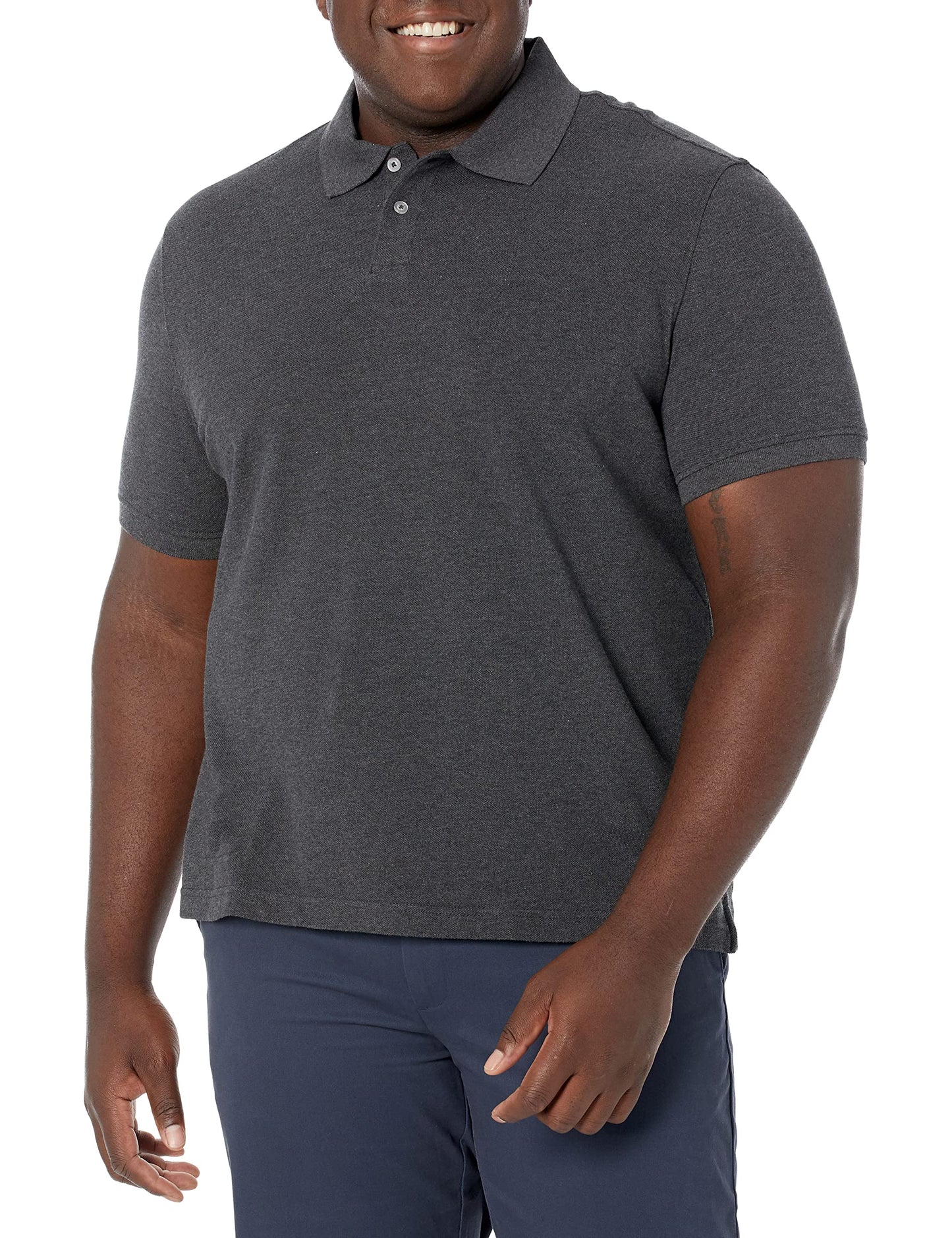 Amazon Essentials Mens Slim-Fit Cotton Pique Polo Shirt