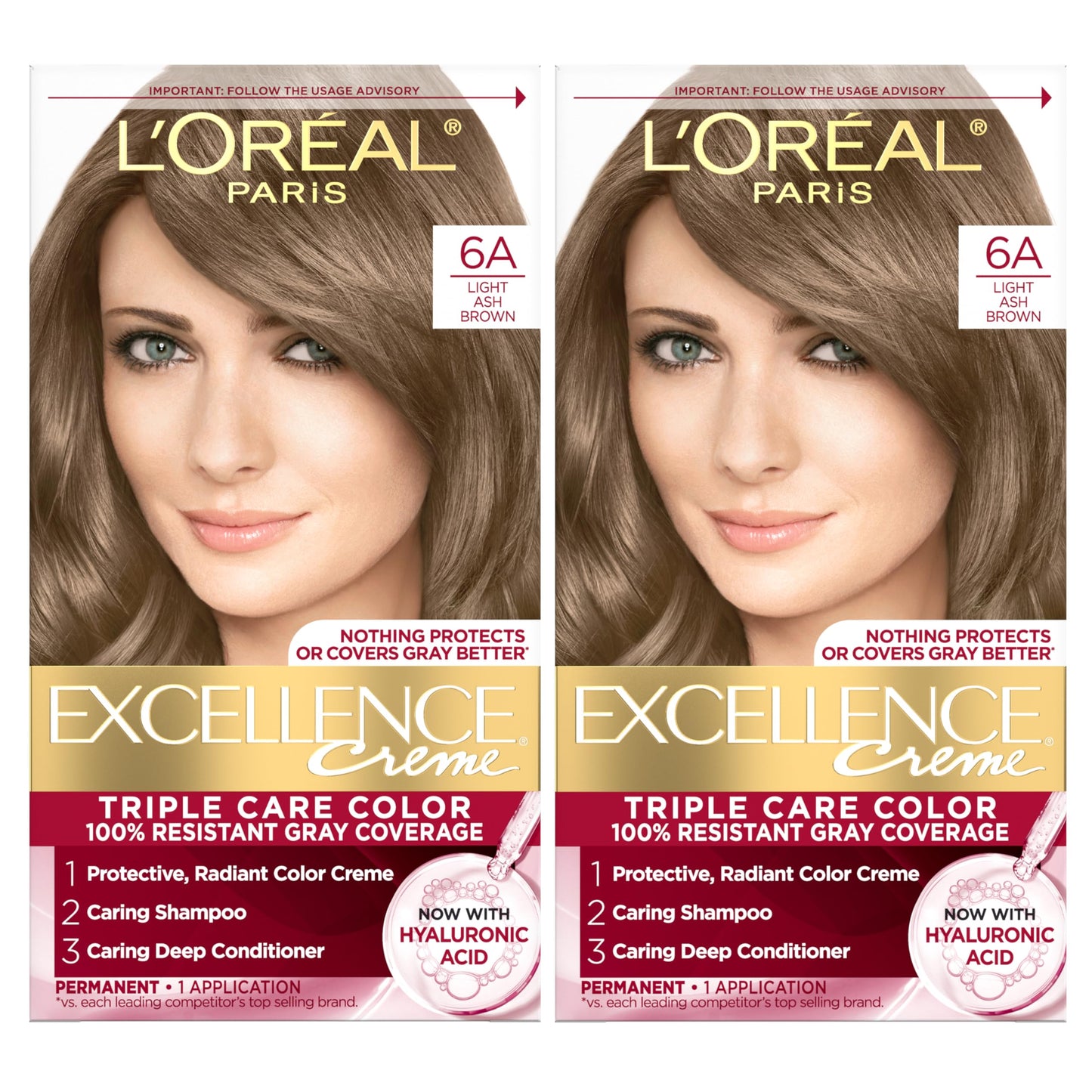 1 Count (Pack of 2)6A Light Ash Brown