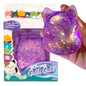 Original Squishmallows™ SLIMYGLOOP Blue Gelli Gels™, Slow Rising Sensory Squeeze Toy with Glitter, Gel Filled Fidget Toys