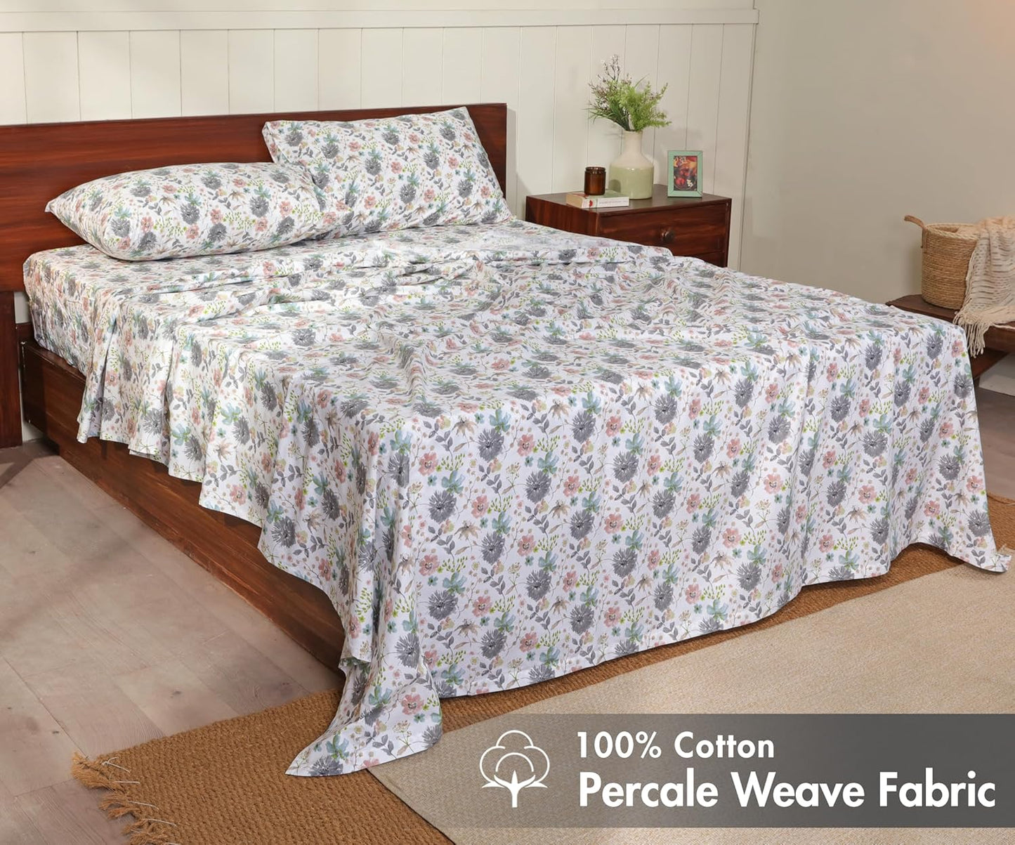 RUVANTI 100% Cotton Sheets - A Breath of Fresh Air for Hot Sleepers