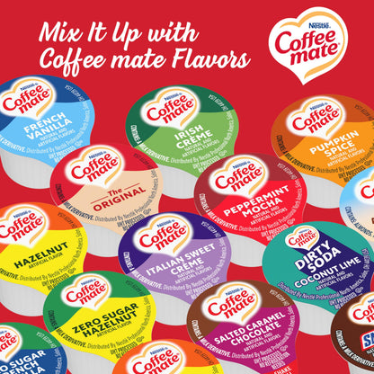 Nestlé Coffee mate Kaffeeweißer, Original, flüssige Einzelportionen, milchfrei, ungekühlt, 0,375 fl oz Becher (360er Pack)