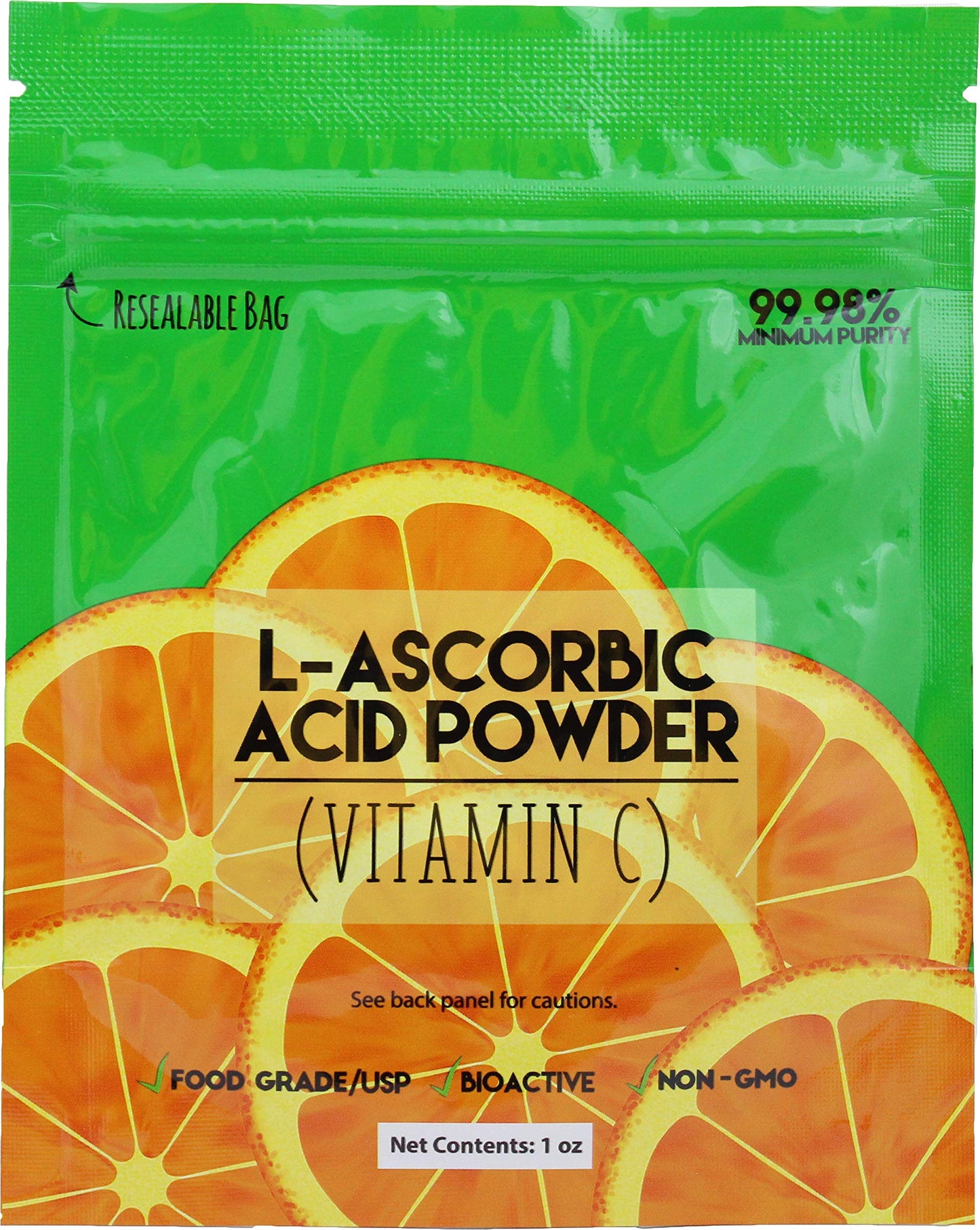 55 lb Bag of L-Ascorbic Acid Powder 99+% Food Grade USP36/BP2012 Naturally Fermented Pure White Crystals Form of Vitamin C