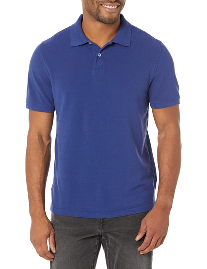 Amazon Essentials Mens Slim-Fit Cotton Pique Polo Shirt