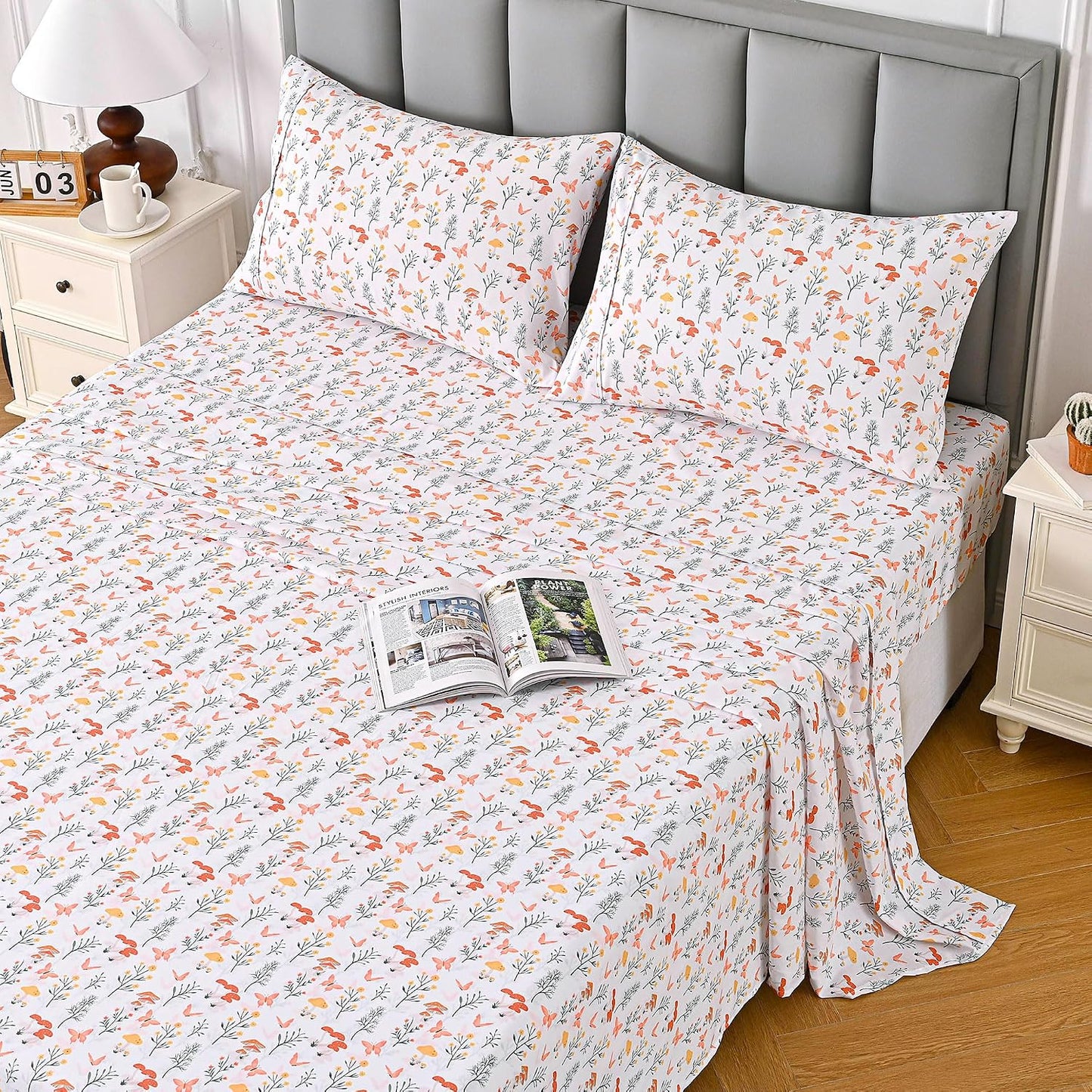 Viviland Mushroom Queen Sheet Set: A Cozy Addition to Your Bedroom