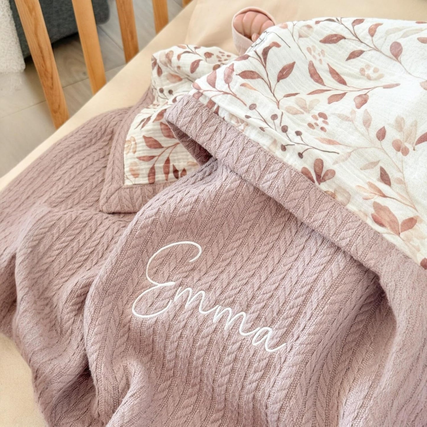 Mouliss Personalized Baby Blanket: A Handmade, Organic Gift