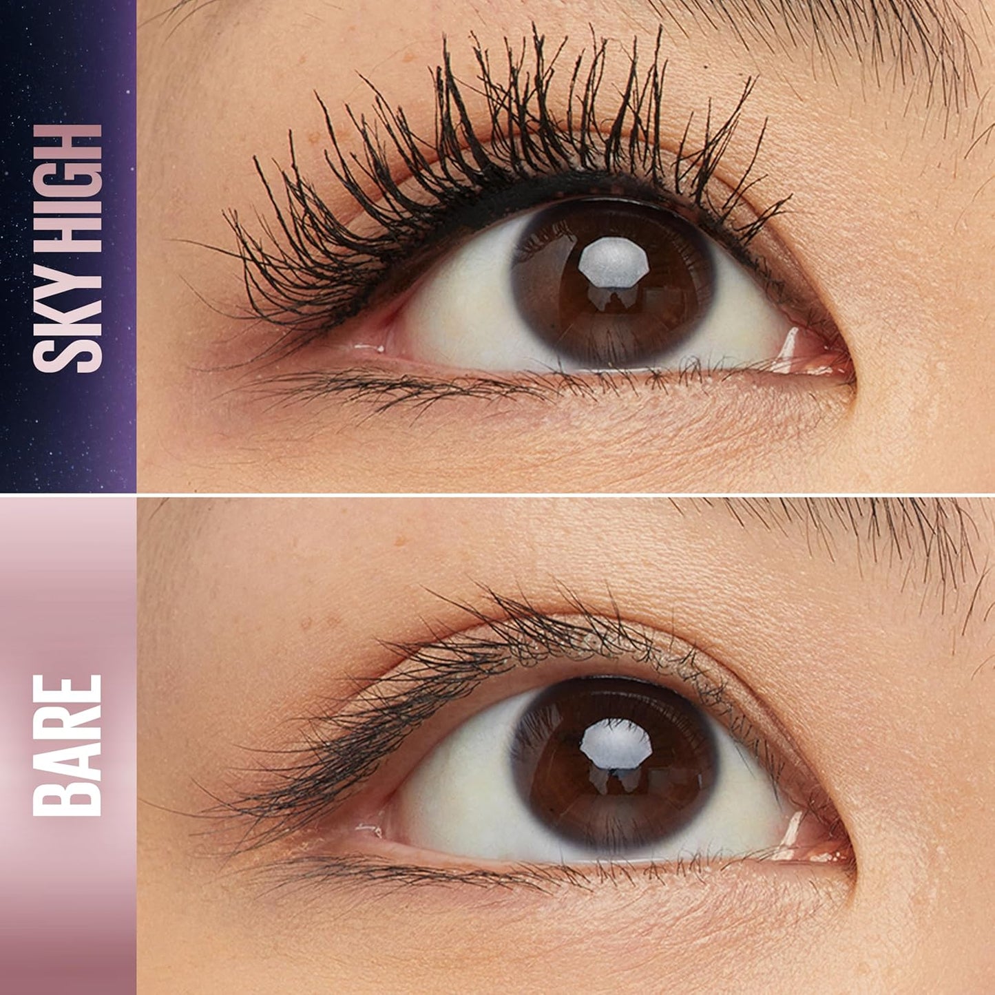 Maybelline New York Lash Sensational Sky High Washable Wimperntusche, Volumen, Länge, Definition, Schwung, Verdichtung, aufbaubare Formel, Very Black, 7.2 ml
