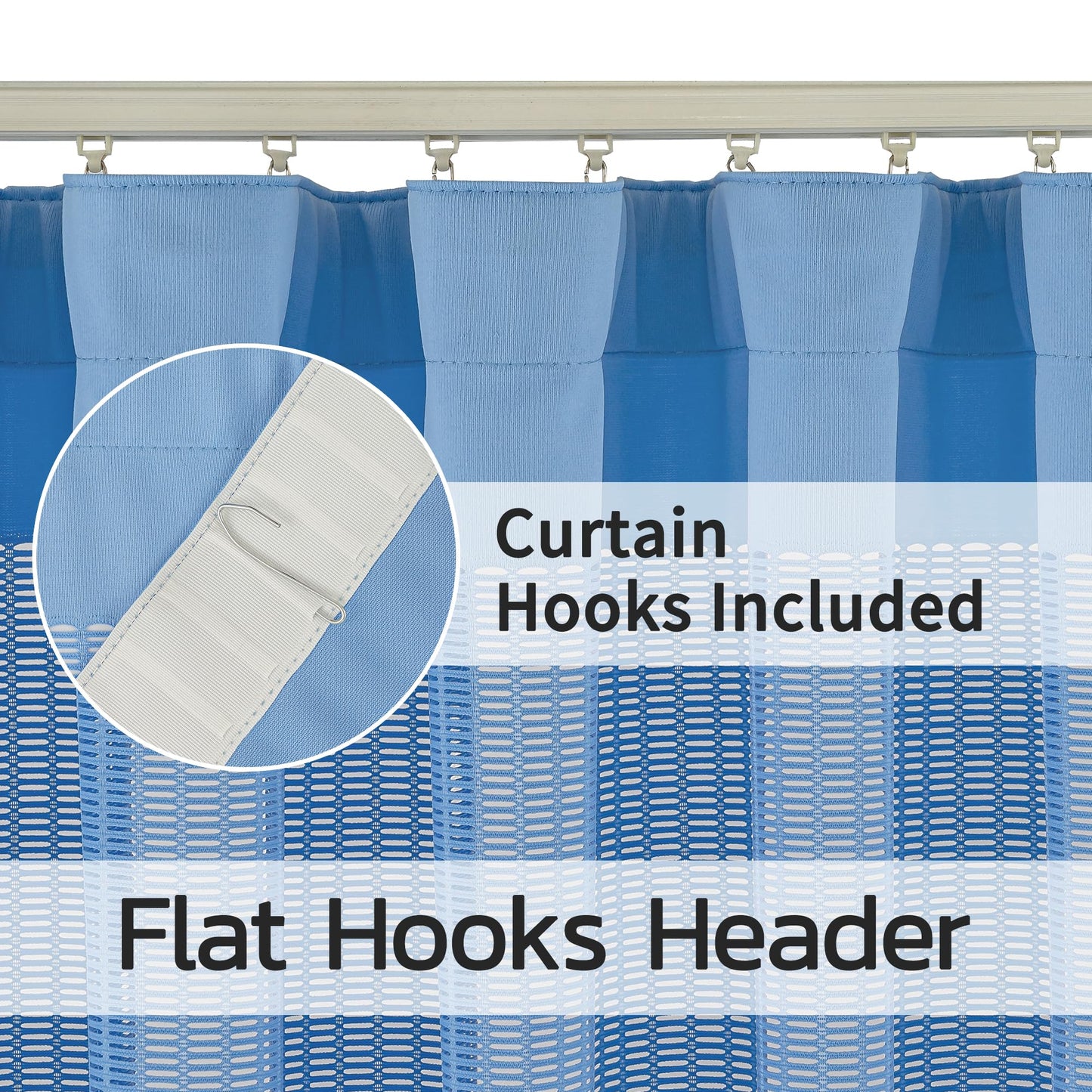 Inherent Flame Retardant Hospital Curtain Room Divider with Flat Hooks Cubicle Divider Privacy Medical Curtain for Hospital, Medical Clinic, Lab(1 Panel, 5x8FT,Grey)