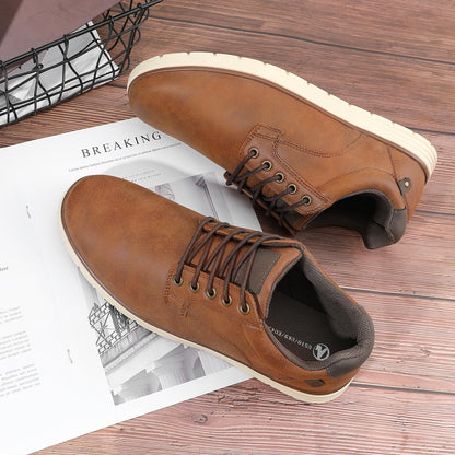 Men Dress Shoes Casual Lace Up Oxfords – Comfortable for Business Travel Work