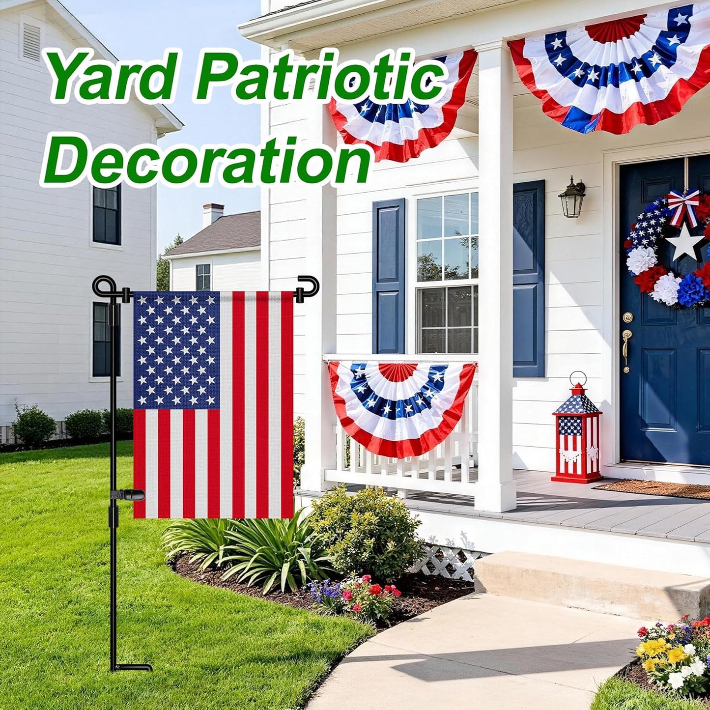 Elevate Your Garden's Festive Spirit with the HOOSUN Garden Flag Stand