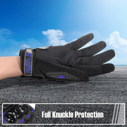 COFIT Motorradhandschuhe atmungsaktiv, Touchscreen Motorradhandschuhe Anti-Rutsch mit gutem Halt Harte Knöchel Protektion für Herren Damen Motocross, BMX ATV MTB Radfahren, Straßenrennen