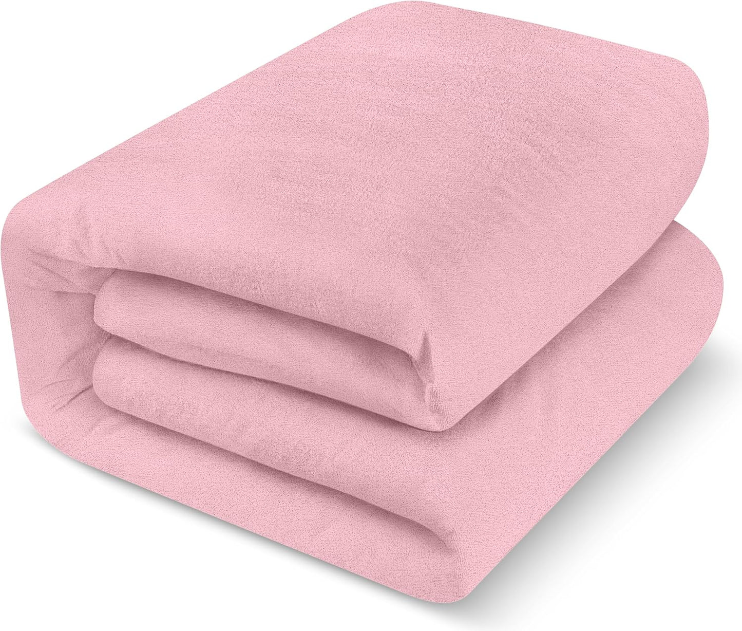 Utopia Bedding Wasserdichter Matratzenschoner für Doppelbetten/Full Size, Premium Frottee Matratzenbezug 200 g/m², Atmungsaktiv, Spannbetttuch-Stil mit dehnbaren Taschen (Weiß)