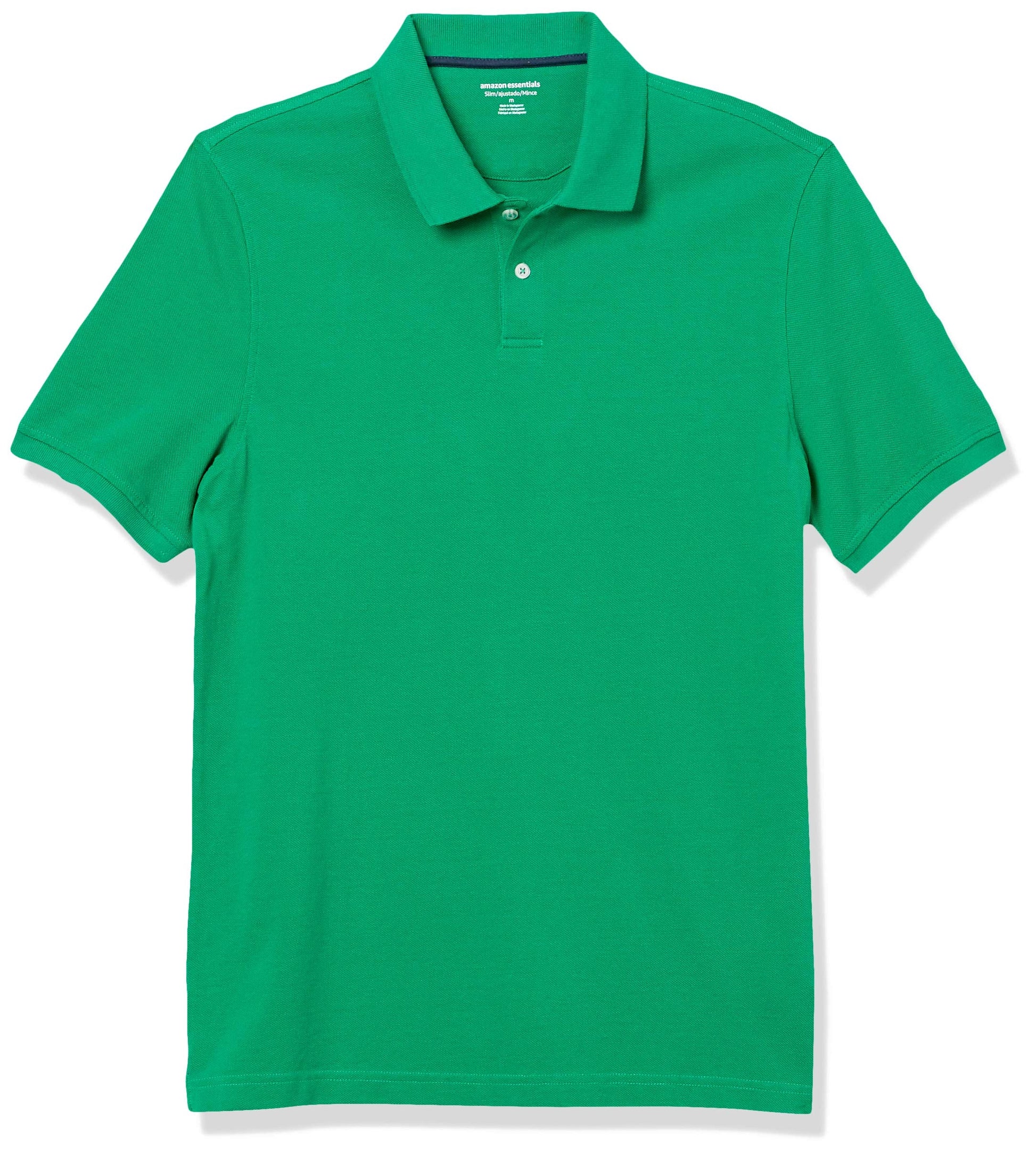 Amazon Essentials Mens Slim-Fit Cotton Pique Polo Shirt