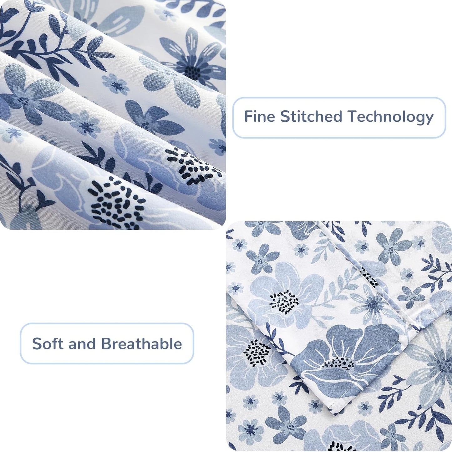 Mooreeke Floral King Sheets: Soft, Breathable, and Stylish Bedding