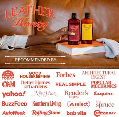Leather Honey Leather Conditioner, Since 1968. for All Leather Items Including Auto, Furniture, Shoes, Purses and Tack. Non-Toxic and Made in the USA / 8 Fl Oz (Pack of 1)