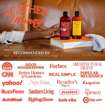 Leather Honey Leather Conditioner, Since 1968. for All Leather Items Including Auto, Furniture, Shoes, Purses and Tack. Non-Toxic and Made in the USA / 8 Fl Oz (Pack of 1)