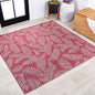 JONATHAN Y Palm Frond Indoor Outdoor Runner Rug 2X10 Orange/Cream, Nevis for Backyard, Patio, Porch, Easy-Cleaning, High Traffic, Pet-Friendly, Non-Shedding (SMB119E-210)