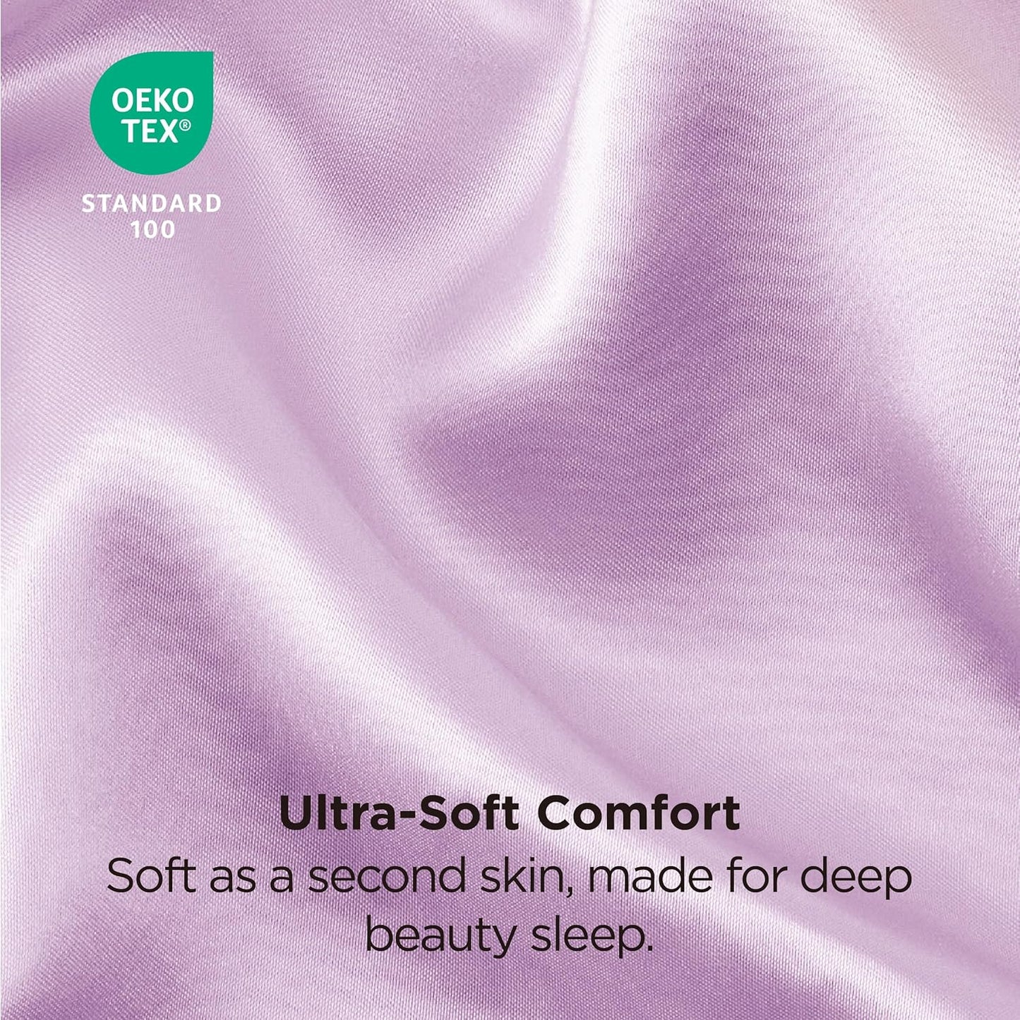 Bedsure Satin-Kissenbezug, Queen-Size, 2er-Pack, Seidenkissenbezügen ähnlich, seidige Kissenhüllen mit Hotelverschluss, Raumdeko, Valentinsgeschenke für Frauen und Männer, Grau, 50x75 cm