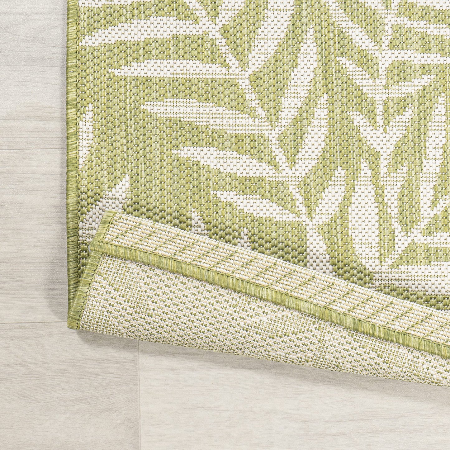 JONATHAN Y Palm Frond Indoor Outdoor Runner Rug 2X10 Orange/Cream, Nevis for Backyard, Patio, Porch, Easy-Cleaning, High Traffic, Pet-Friendly, Non-Shedding (SMB119E-210)
