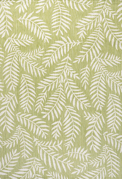 JONATHAN Y Palm Frond Indoor Outdoor Runner Rug 2X10 Orange/Cream, Nevis for Backyard, Patio, Porch, Easy-Cleaning, High Traffic, Pet-Friendly, Non-Shedding (SMB119E-210)