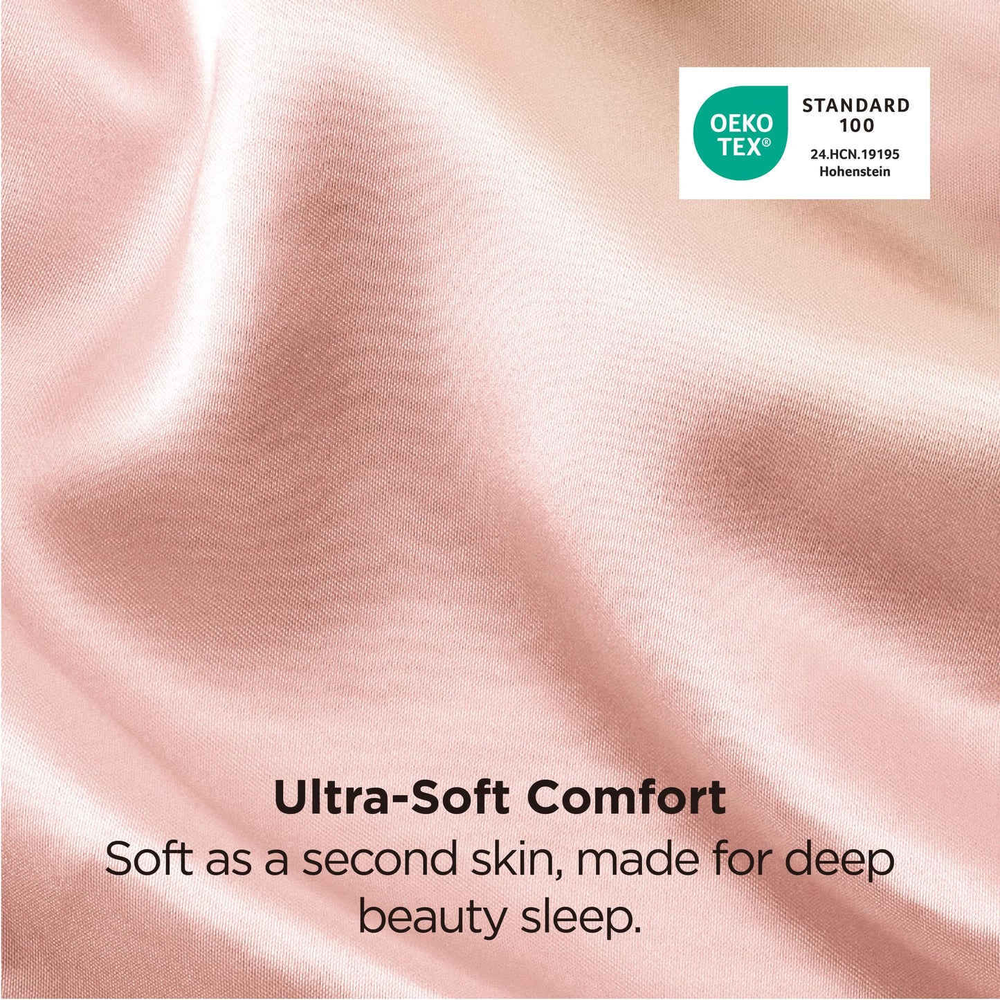 Bedsure Satin Pillow Case Queen Size 2 Pack, Similar to Silk Pillow Cases, Silky Pillowcase Covers for Hair and Skin with Envelope Closure, Gifts for Women Men, Grey, 20x30 Inches