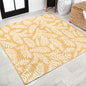 JONATHAN Y Palm Frond Indoor Outdoor Runner Rug 2X10 Orange/Cream, Nevis for Backyard, Patio, Porch, Easy-Cleaning, High Traffic, Pet-Friendly, Non-Shedding (SMB119E-210)