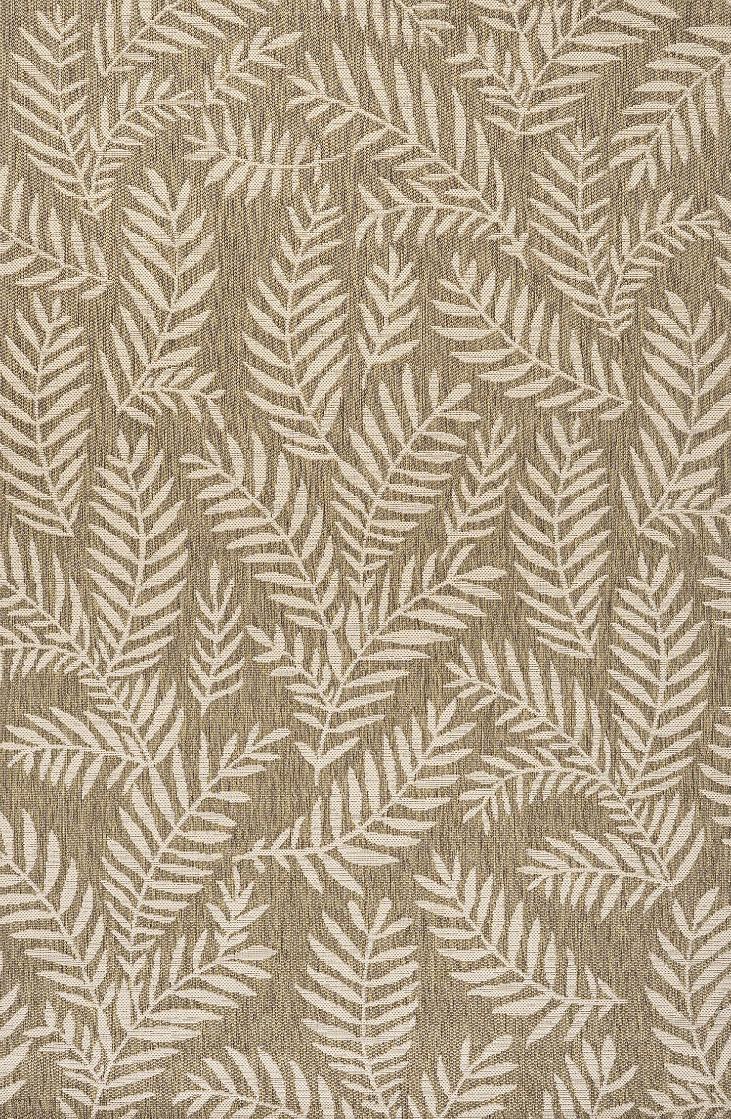 JONATHAN Y Palm Frond Indoor Outdoor Runner Rug 2X10 Orange/Cream, Nevis for Backyard, Patio, Porch, Easy-Cleaning, High Traffic, Pet-Friendly, Non-Shedding (SMB119E-210)