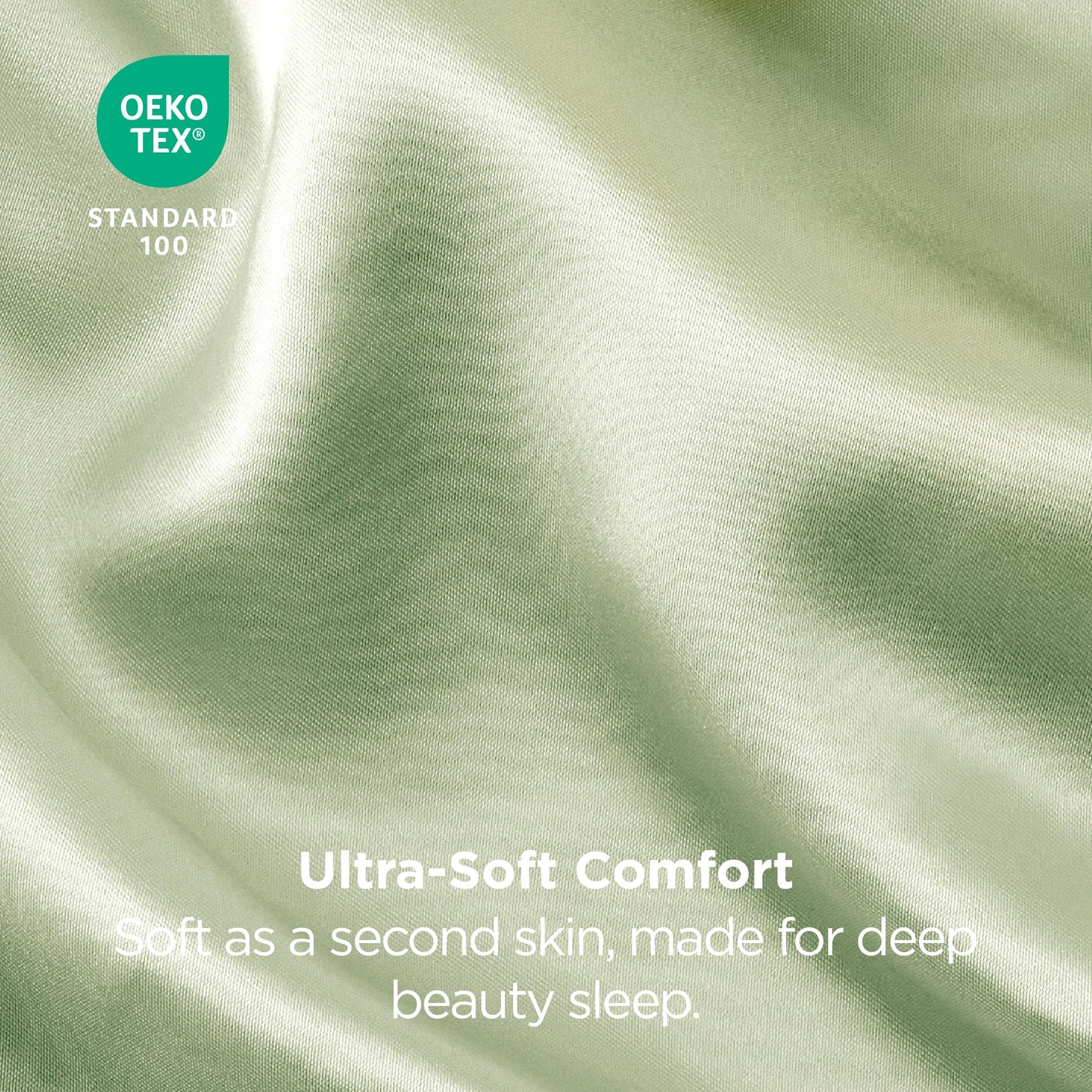 Bedsure Satin Pillow Case Queen Size 2 Pack, Similar to Silk Pillow Cases, Silky Pillowcase Covers for Hair and Skin with Envelope Closure, Gifts for Women Men, Grey, 20x30 Inches