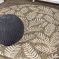 JONATHAN Y Palm Frond Indoor Outdoor Runner Rug 2X10 Orange/Cream, Nevis for Backyard, Patio, Porch, Easy-Cleaning, High Traffic, Pet-Friendly, Non-Shedding (SMB119E-210)