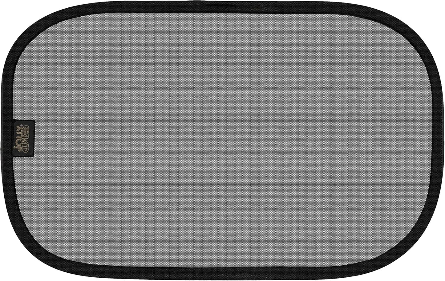 Jolly Jumper Sun Cling - 2-Pack Non-Adhesive Car Window Sun Shades for Baby - Mesh Shade for Side Windows - Reusable Protection for Travel