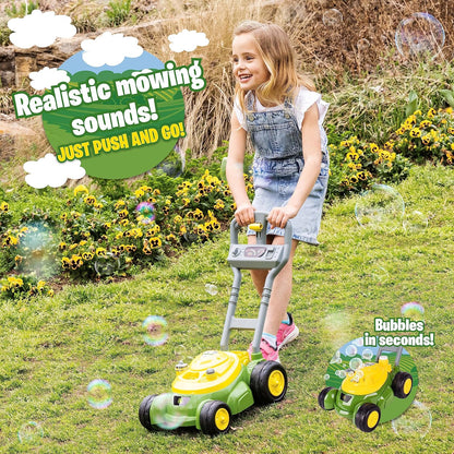 John Deere Bubble Lawn Mower: A Fun Twist on Gardening for Toddlers