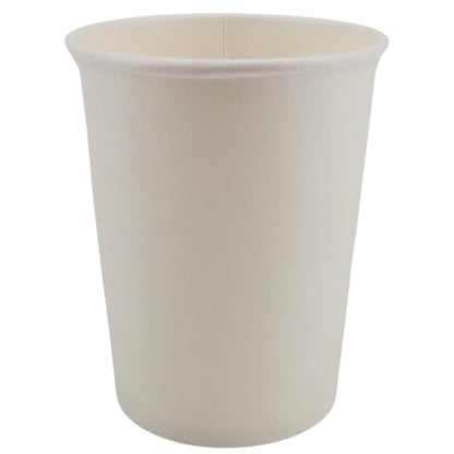 Morning Dew - 8oz Hot Paper Cups - White - 20 x 50 count